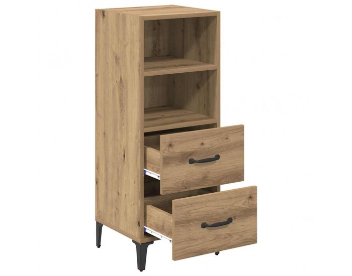 Sonata H Служебен шкаф дъб артизан 34 x 34.5 x 90 см Инженерно дърво