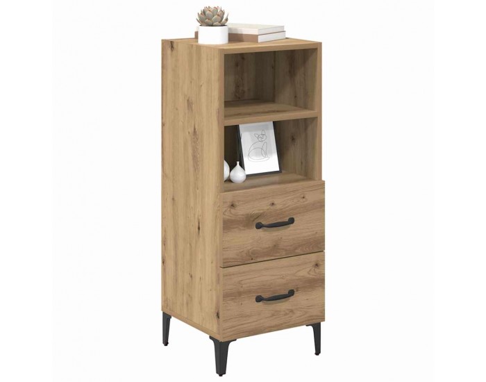 Sonata H Служебен шкаф дъб артизан 34 x 34.5 x 90 см Инженерно дърво