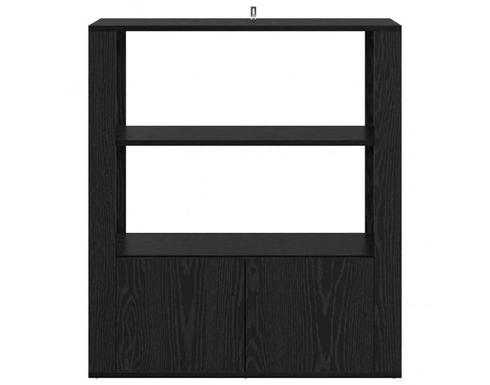 Sonata H Служебен шкаф Черен дъб 30 x 80 x 90 см Инженерно дърво