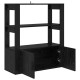 Sonata Bufet Stejar negru 30 x 80 x 90 cm Lemn prelucrat