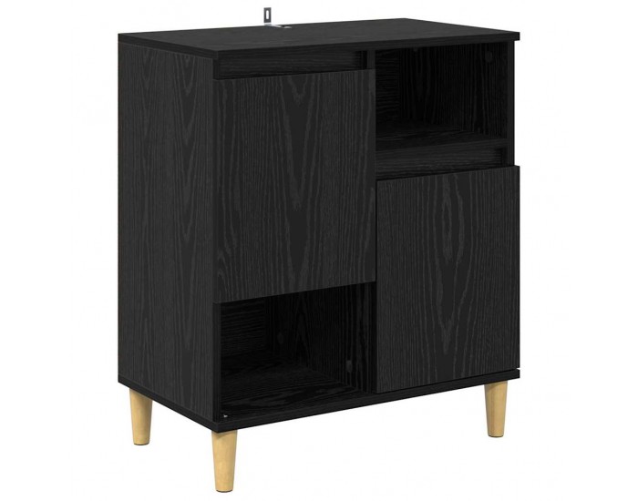 Sonata H Служебен шкаф Черен дъб 35 x 60 x 70 см Инженерно дърво