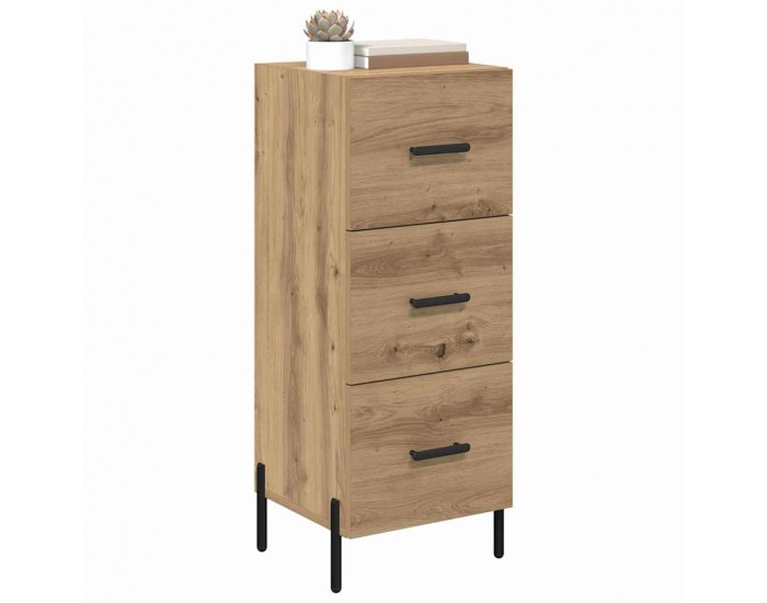 Sonata H Служебен шкаф дъб артизан 34 x 34.5 x 90 см Инженерно дърво