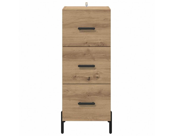 Sonata H Служебен шкаф дъб артизан 34 x 34.5 x 90 см Инженерно дърво