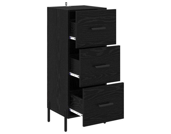 Sonata Bufet Stejar negru 34 x 34.5 x 90 cm Lemn prelucrat
