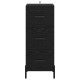Sonata Bufet Stejar negru 34 x 34.5 x 90 cm Lemn prelucrat