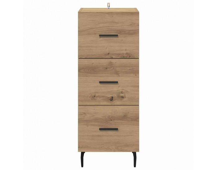 Sonata H Служебен шкаф дъб артизан 34 x 34.5 x 90 см Инженерно дърво