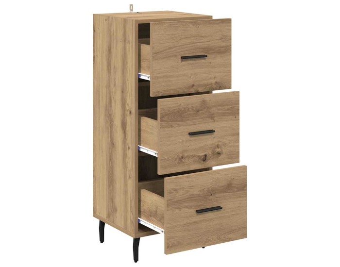 Sonata Bufet stejar artizanal 34 x 34.5 x 90 cm Lemn prelucrat