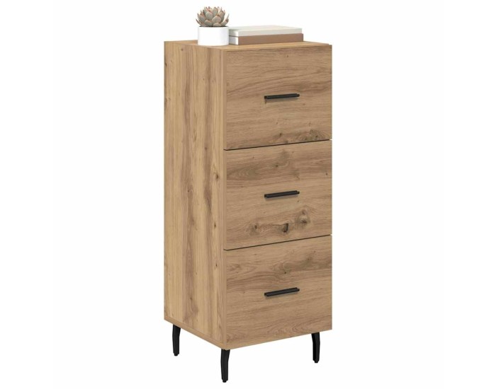 Sonata Bufet stejar artizanal 34 x 34.5 x 90 cm Lemn prelucrat