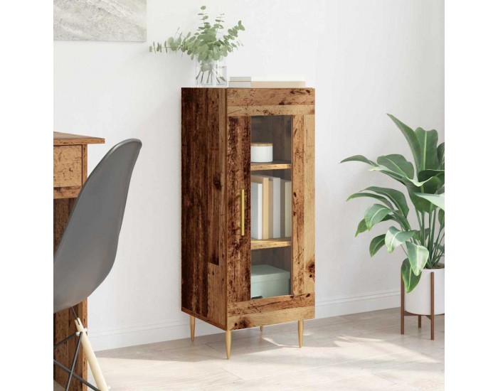 Sonata H Служебен шкаф Старо дърво 34 x 34.5 x 90 см Инженерно дърво
