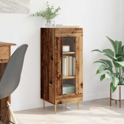 Sonata H Служебен шкаф Старо дърво 34 x 34.5 x 90 см Инженерно дърво - Corpuri, vitrine, biblioteci modulare