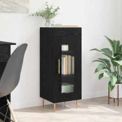 Sonata H Служебен шкаф Черен дъб 34 x 34.5 x 90 см Инженерно дърво - Corpuri, vitrine, biblioteci modulare