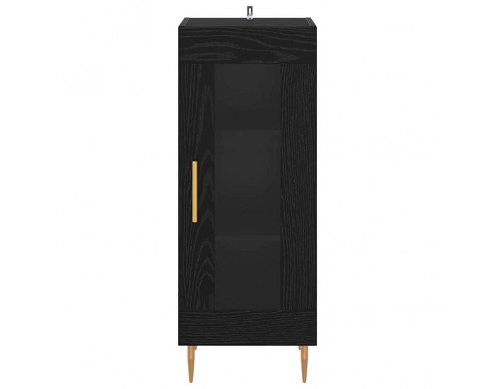 Sonata H Служебен шкаф Черен дъб 34 x 34.5 x 90 см Инженерно дърво