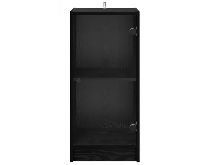 Sonata H Служебен шкаф Черен дъб 35 x 37 x 76 см Инженерно дърво