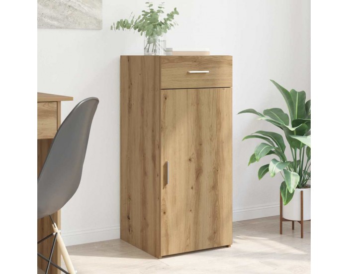 Sonata H Служебен шкаф Черен дъб 42.5 x 40 x 93 см Инженерно дърво