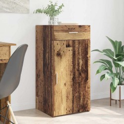 Sonata H Служебен шкаф Старо дърво 42.5 x 40 x 93 см Инженерно дърво - Corpuri, vitrine, biblioteci modulare