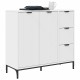 Sonata Bufet Alb 89,5 x 33 x 82 cm Lemn prelucrat