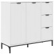 Sonata Bufet Alb 89,5 x 33 x 82 cm Lemn prelucrat