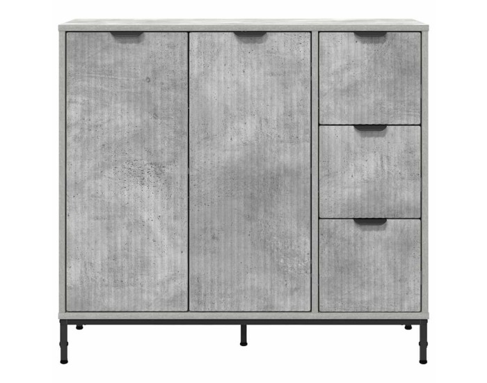 Sonata Bufet Gri din beton 89,5 x 33 x 82 cm Lemn prelucrat
