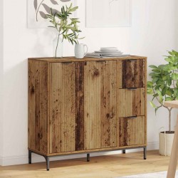 Sonata H Служебен шкаф Старо дърво 89.5 x 33 x 82 см Инженерно дърво - Corpuri, vitrine, biblioteci modulare