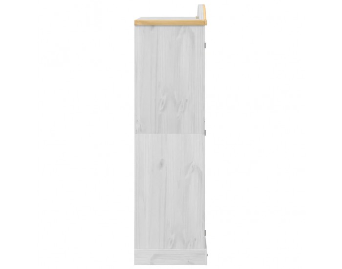 Sonata H Гардероб Corona бял 102x52x186 см бор масив