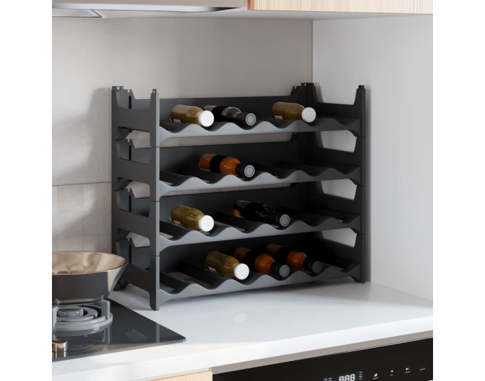 Sonata Raft de sticle de vin, pentru 24 sticle, PP, stivuibil