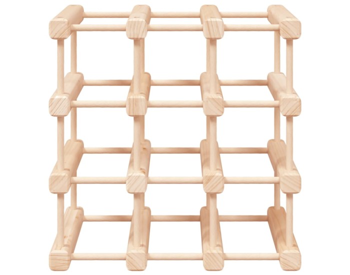 Sonata Raft de vin pentru 12 sticle, 36x23x36 cm, lemn masiv de pin