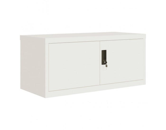 Sonata H Шкаф за папки бял 90x40x145 см стомана