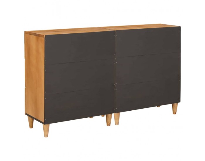 Sonata H Служебен шкаф 2 pcs Кафяво 60 x 33 x 75 cm мангово дърво масив