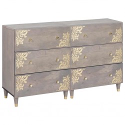 Sonata H Служебен шкаф с чекмедже с рафт 2 pcs Сив 60 x 33.5 x 75 см - Dulapuri