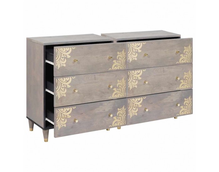 Sonata H Служебен шкаф с чекмедже с рафт 2 pcs Сив 60 x 33.5 x 75 см