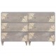 Sonata H Служебен шкаф с чекмедже с рафт 2 pcs Сив 60 x 33.5 x 75 см