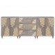 Sonata H Комплект мебели за баня 3 pcs Сив и златен 180 x 33 x 75 см