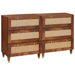 Sonata H Комплект Страничен шкаф 2 pcs Кафяво 60 x 33.5 x 75 см - Dulapuri