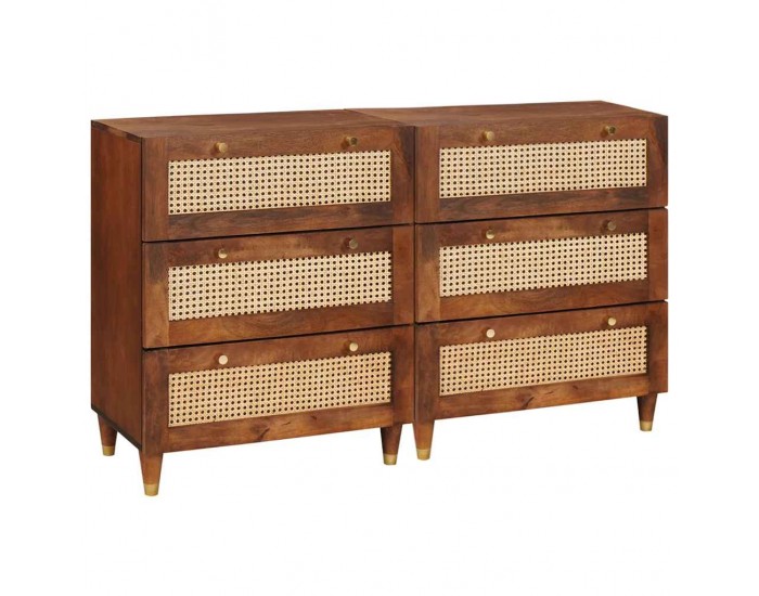 Sonata H Комплект Страничен шкаф 2 pcs Кафяво 60 x 33.5 x 75 см