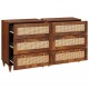 Sonata H Комплект Страничен шкаф 2 pcs Кафяво 60 x 33.5 x 75 см