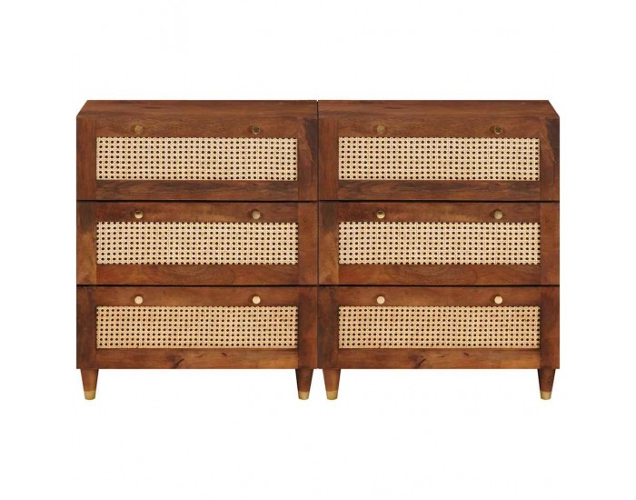Sonata H Комплект Страничен шкаф 2 pcs Кафяво 60 x 33.5 x 75 см