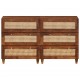 Sonata H Комплект Страничен шкаф 2 pcs Кафяво 60 x 33.5 x 75 см