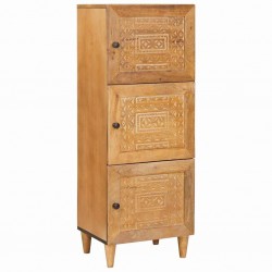 Sonata H Висок шкаф Светлокафяво 40 x 33 x 110 см мангово дърво масив - Dulapuri