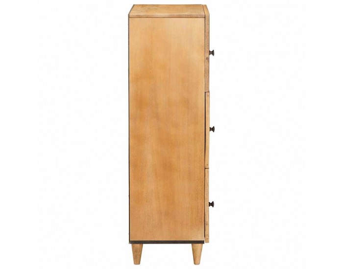 Sonata H Висок шкаф Светлокафяво 40 x 33 x 110 см мангово дърво масив