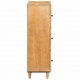 Sonata H Висок шкаф Светлокафяво 40 x 33 x 110 см мангово дърво масив