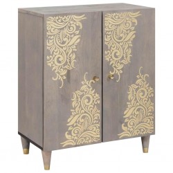 Sonata H Служебен шкаф Сив и златен 60 x 33.5 x 75 см - Dulapuri