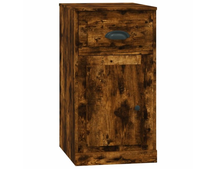 Sonata Dulap lateral, sertar, stejar afumat, 40x50x75cm lemn prelucrat