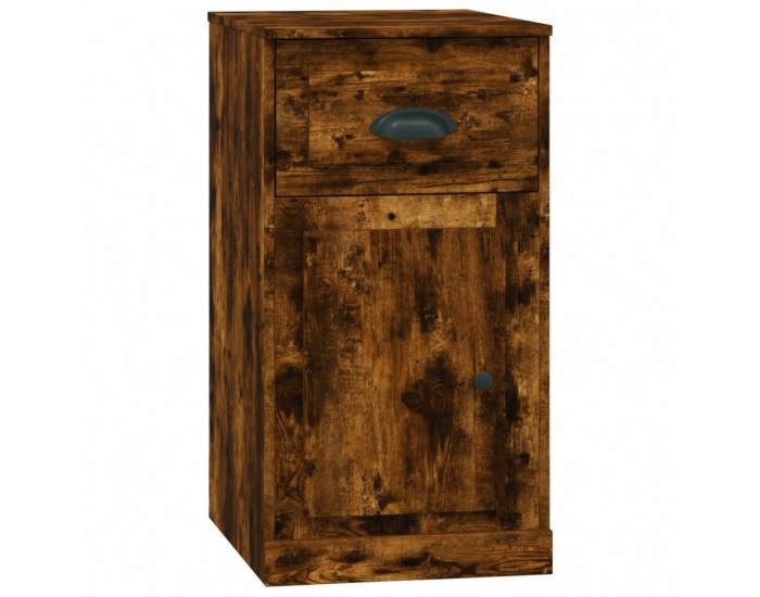 Sonata H Страничен шкаф с чекмедже опушен дъб 40x50x75см инженерно дърво