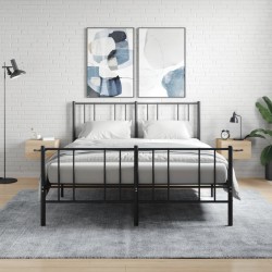 Sonata H Нощни шкафчета за стенен монтаж, 2 бр, сонома дъб, 35x35x20 см - Dulapuri
