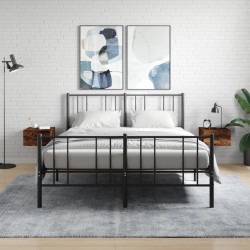 Sonata H Нощни шкафчета за стенен монтаж, 2 бр, опушен дъб, 35x35x20 см - Dulapuri