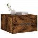 Sonata H Нощни шкафчета за стенен монтаж, 2 бр, опушен дъб, 35x35x20 см