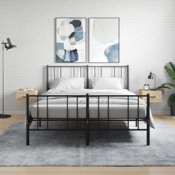 Sonata H Нощни шкафчета за стенен монтаж, 2 бр, сонома дъб, 35x35x20 см - Dulapuri