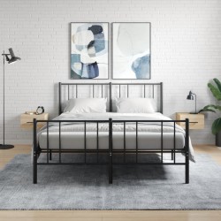 Sonata H Нощни шкафчета за стенен монтаж, 2 бр, сонома дъб, 35x35x20 см - Dulapuri