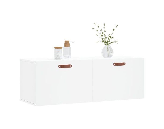 Sonata Dulap de perete, alb, 100x36,5x35 cm, lemn compozit