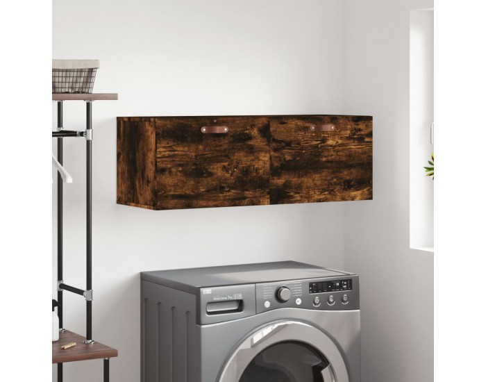 Sonata H Стенен шкаф, опушен дъб, 100x36,5x35 см, инженерно дърво